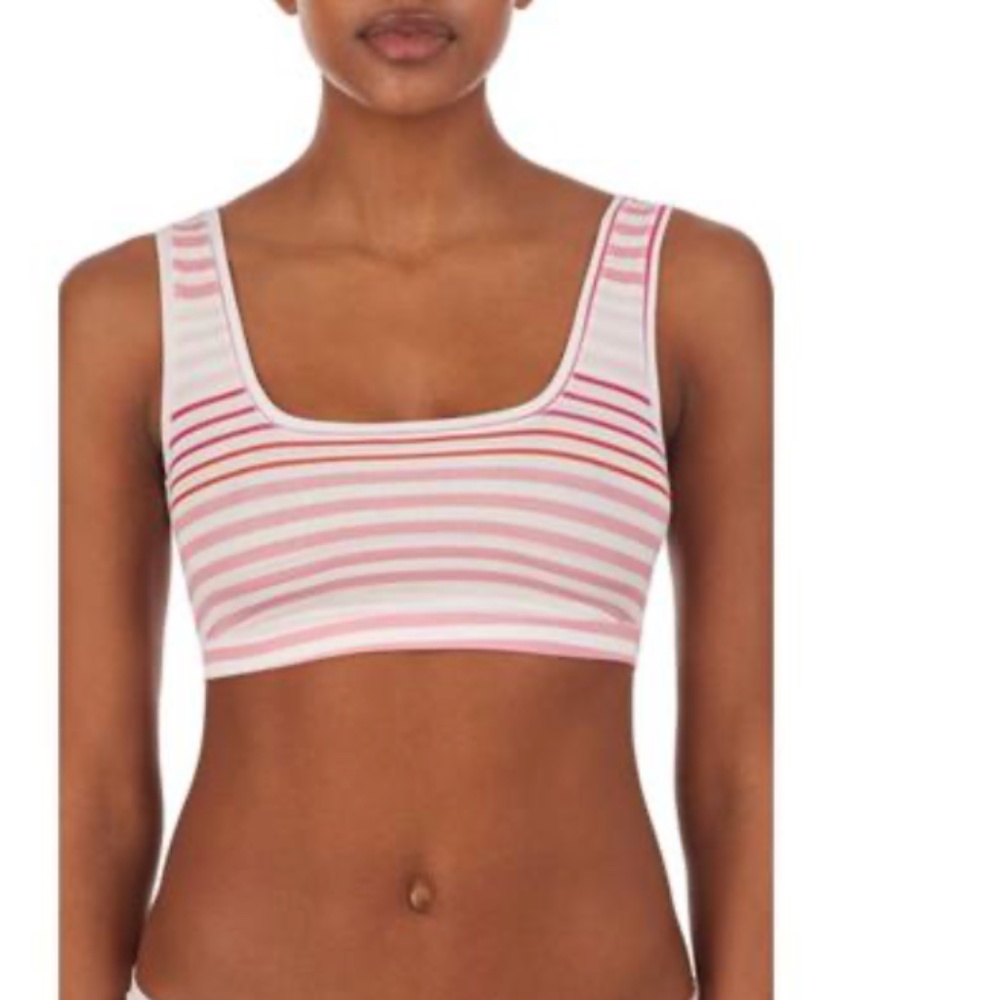 DKNY Women's Modal Wireless Bralette in Pink NWT